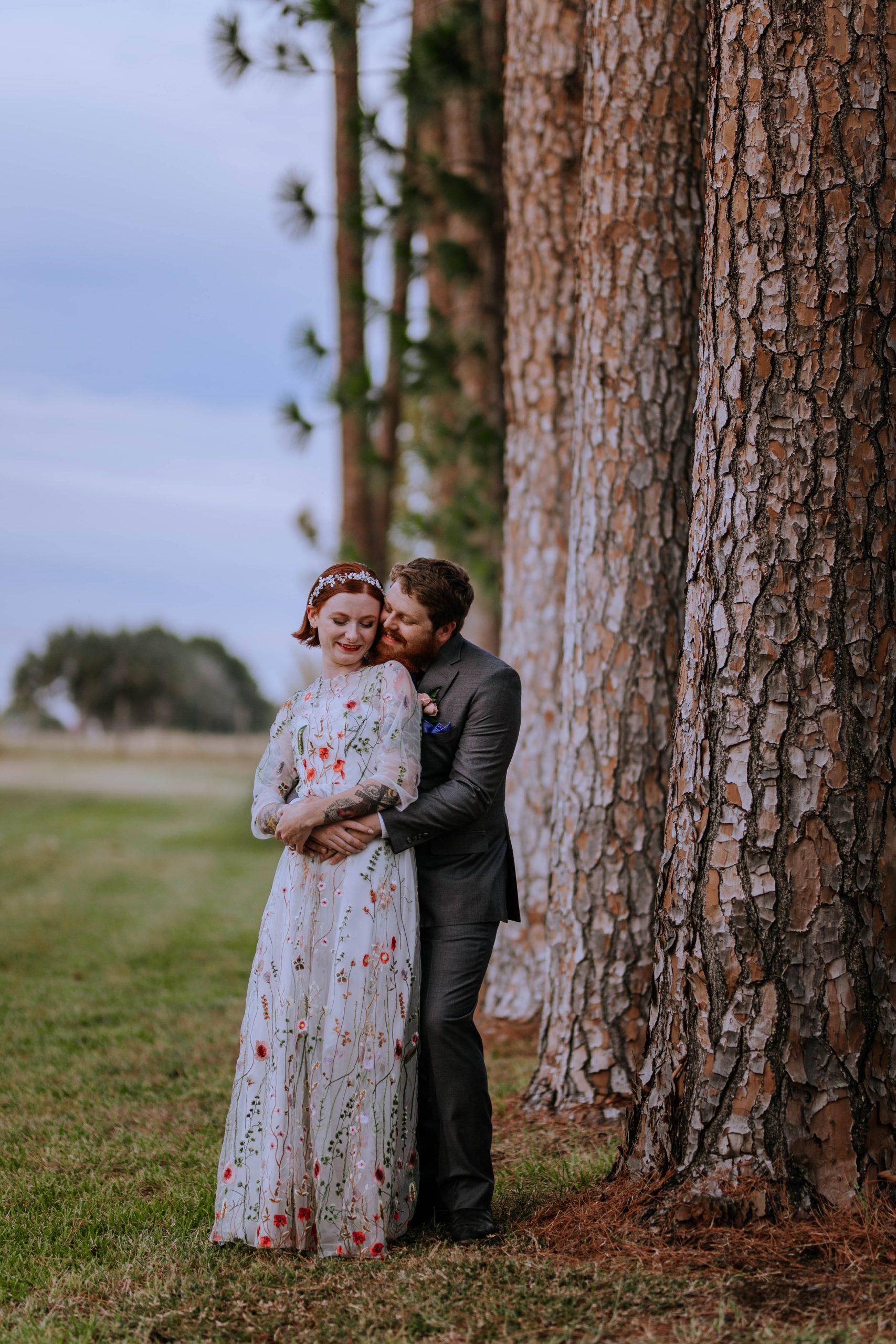 Everlasting Elopements couple posing for camera at Strawberry Pines Venue