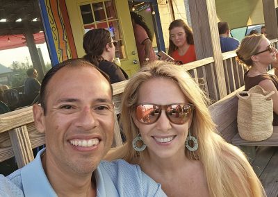 Beach wedding complete! Time for some Port A fun!